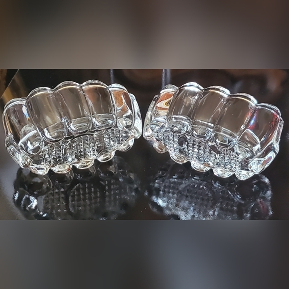 (2) Crystal Spoon Holders "438" by Princess House - Picture 9 of 11